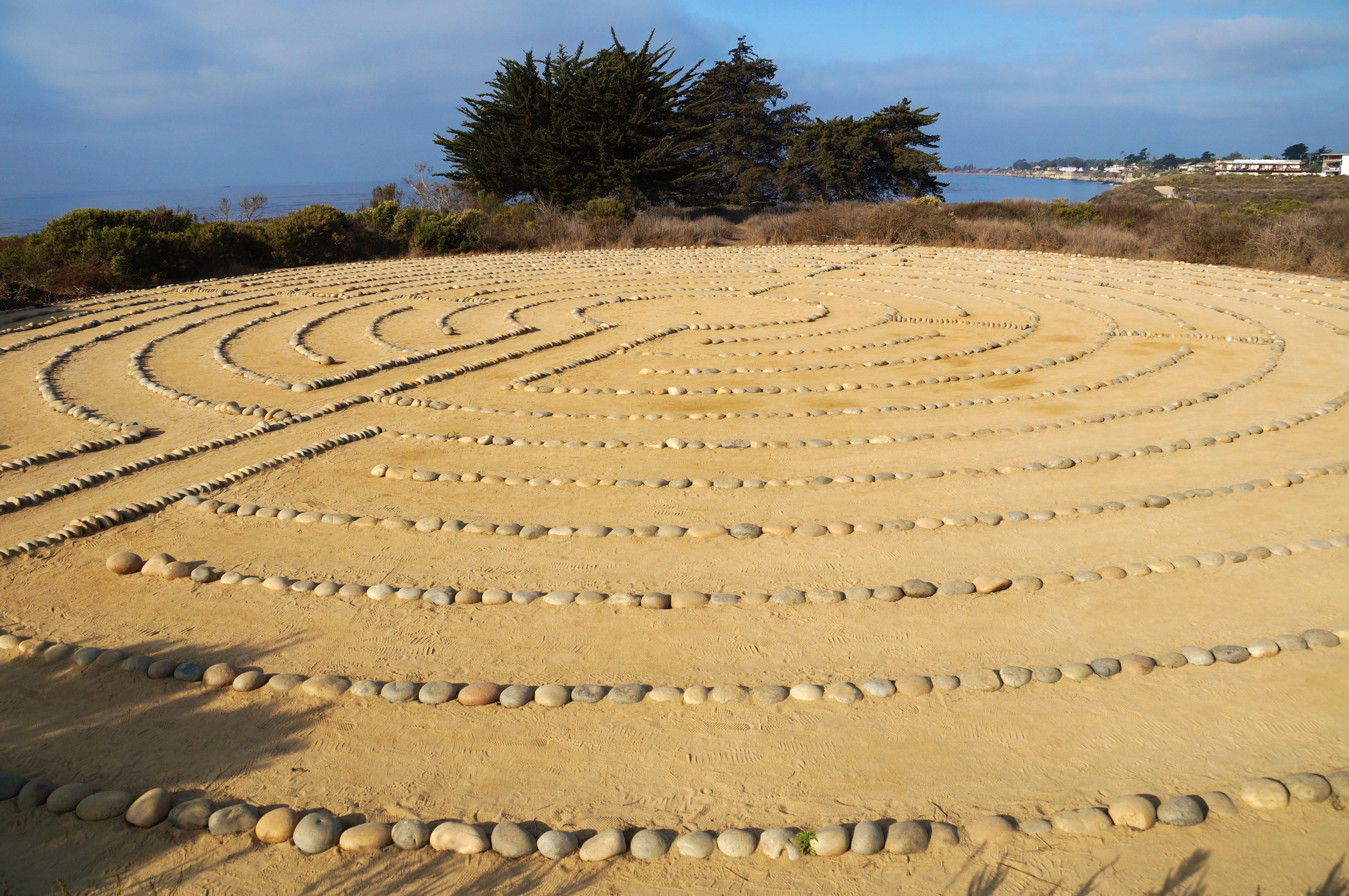 photo of the ucsb labyrinth